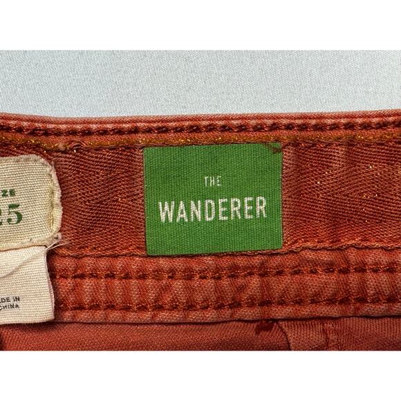 Anthropologie Women's The Wanderer Pink Cargo Shorts - Size 25 (30x6) - Picture 4 of 5